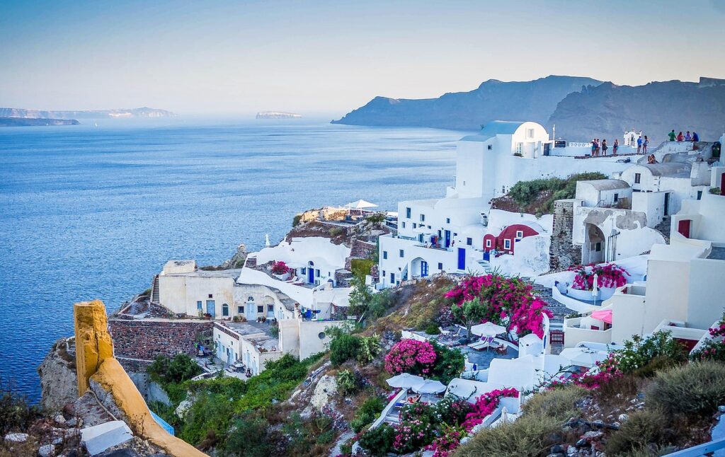 Greece cheap travel Santorini