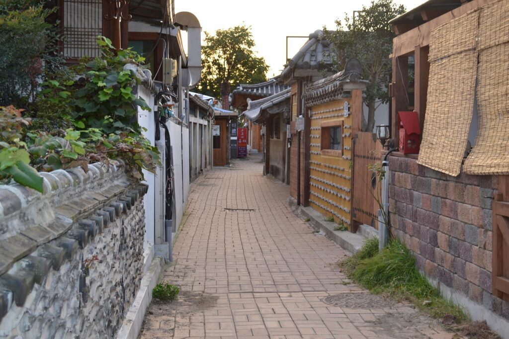 Jeonju Streets at day. Travel Korea to see this street.